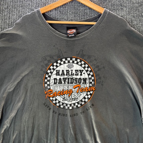 Harley-Davidson 3XL Chunky River T-Shirt Wanted Graphic‎ Biker Motorcycle Tee - Picture 4 of 7